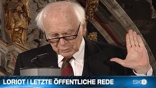 LORIOT  LETZTE ÖFFENTLICHE REDE  VICCO VON BÜLOW [upl. by Tiga]