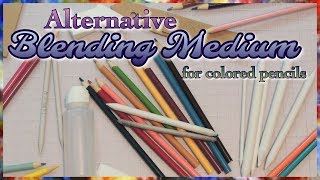 Alternative Blending Medium for Colored Pencils [upl. by Wake]