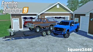 Buying 2020 F250 Tremor  Barn Find  Organizing Garage  Homeowner  Farming Simulator 19 [upl. by Laekcim454]