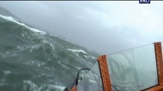 Plymouth lifeboat launches into storm force 10 [upl. by Sewell]