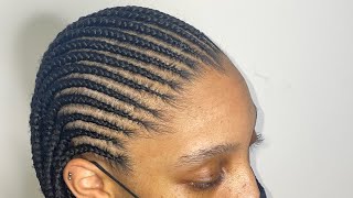 HOW TO 20 Small Straight Back Feed Ins  BRAIDED BY T [upl. by Emery]