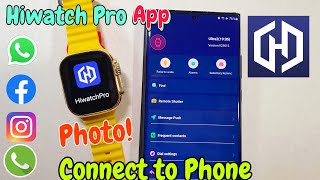 Hiwatch Pro app  hiwatch pro connect to phone  T800 Ultra Smartwatch Connect To Phone hiwatch pro [upl. by Denis903]