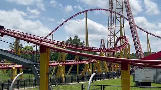 Intimidator 305 Project 305 offride Kings Dominion [upl. by Edgerton531]