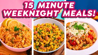 15Minute Easy Weeknight Meals [upl. by Cherice]