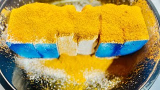 ASMR Fluffy and Dusty Gold Gym Chalk Crush  Satisfying [upl. by Ora]