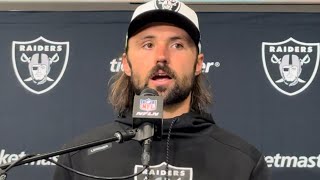 GARDNER MINSHEW ON WEEK 1 LOSS TO CHARGERS ENCOURAGED FOR RAIDERS OFFENSE IN DEFEAT [upl. by Sheeb167]