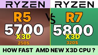 R5 5700X3D VS R7 5800X3D VS R7 8700G VS R7 7700X VS İ5 14600K RYZEN R5 5700 X3D GAMİNG BENCHMARK [upl. by Jung462]