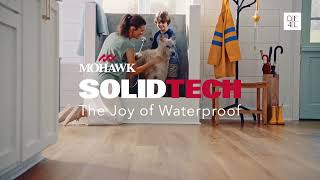 Mohawk Solidtech 2023 Waterproof Floor With WetProtect Technology [upl. by Suilienroc707]