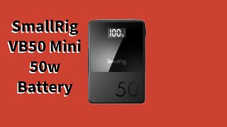 smallrig vb50 mini vmount battery 50wh [upl. by Briggs]