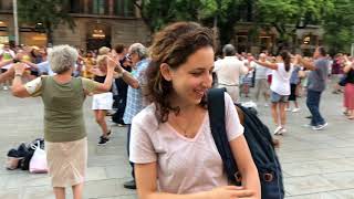 Sardana Catalan Dancing in front of the Cathedral of Barcelona [upl. by Jefferson209]