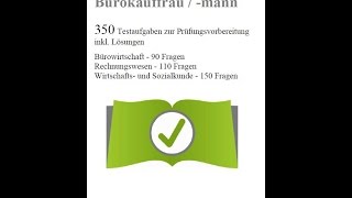 Bürokauffrau mann  5 Prüfungsfragen für die Abschlussprüfung [upl. by Eniamrahs]