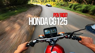 HONDA CG125  POV Ride  CB150 SEY RACE 😂 [upl. by Irtimed816]