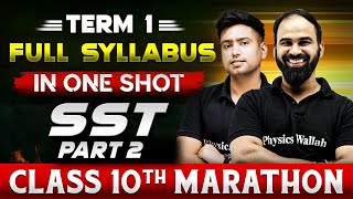 Complete CBSE SST  10th  Part2   Term  1 in One Shot  Marathon Series [upl. by Notsob217]