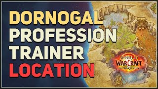 Dornogal Jewelcrafting Profession Trainer Location WoW The War Within [upl. by Esiouqrut804]