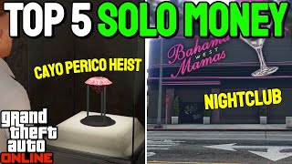 Top 5 Ways to Make Money Solo In GTA Online 2023 [upl. by Nileak256]