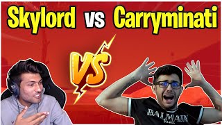 SKYLORD VS CARRYMINATI🤩😱  REACTION CHALLENGE😍  SKYLORD EXTRAS [upl. by Ahseka403]