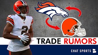 Denver Broncos Trade Rumors On Amari Cooper Zach Wilson amp Treylon Burks [upl. by Henning]