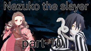 Nezuko the slayerpart10 befriend the snake [upl. by Ahsita957]