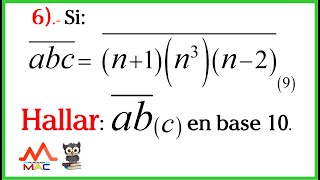 NUMERACIÓN  EJERCICIO 6  ARITMÉTICA [upl. by Ahtibat]