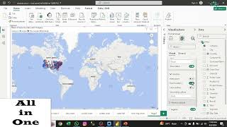 Power BI Part 5 Map and area Map [upl. by Thorsten]