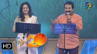 ManoSunitha Performance  Aaku Chatu Song in Gunturu ETV  20 Celebrations [upl. by Adnouqal]