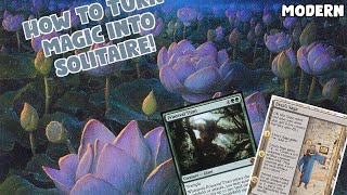 How to Turn Magic into Solitaire  Amulet Titan  Modern Prelim  MTGO [upl. by Deeraf]