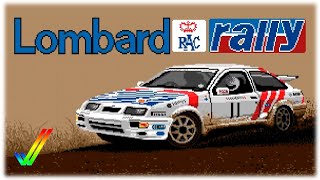 Lombard RAC Rally Commodore Amiga 1988  Full Game Playthrough [upl. by Inwat]