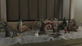 Christmas village at my grammas and grampas house [upl. by Johppah]