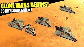 THE CLONE WARS BEGINS New Joint Command Campaign  Fall of the Republic 1 [upl. by Ul]