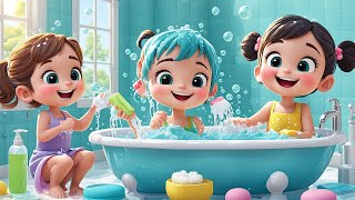 Bath time Song  Nursery Rhymes  Kids Songs  Fun and Learning [upl. by Annairam]