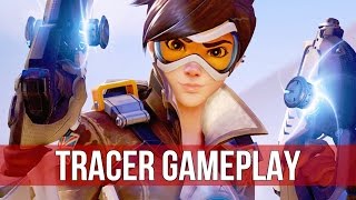 OVERWATCH Tracer Gameplay PC HD FR [upl. by Yeclek202]