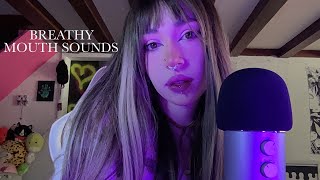 Breathy Mouth Sounds ASMR  Hand Movements Hand Sounds Minimal Whispering [upl. by Ayanet]