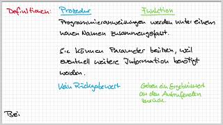 Prozeduren amp Funktionen [upl. by Nehtiek]