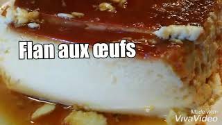 Recette simple Flan aux œufs avec caramel maison [upl. by Novej]