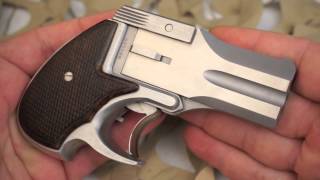 American Derringer Corp 38 DA Double Action 2 Shot Pocket Gun Overview Texas Gun Blog [upl. by Arhsub850]