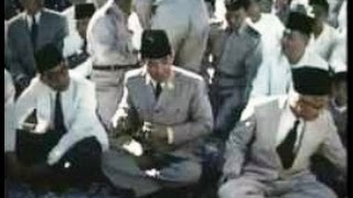 Indonesia President Soekarno 1956 Tempo Doeloe [upl. by Oicapot]