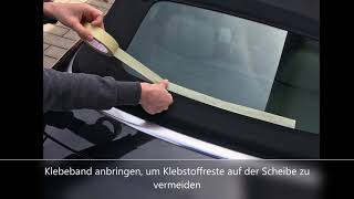 Cabrio Heckscheibe löst sich vom Verdeck  Reparieren Verkleben [upl. by Alegnad]