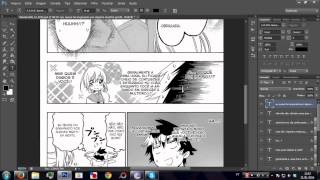 Editar mangá Typesetting colocar falas e script de tradução [upl. by Ahon]