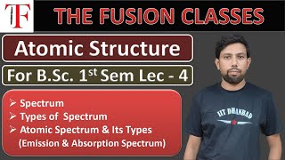 Spectrum  Types Of Spectrum  Atomic Spectrum  For BSc Sem 1 [upl. by Ave943]