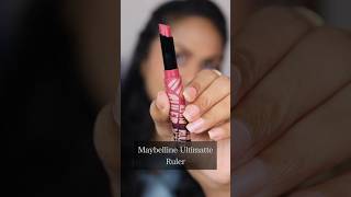 Maybelline Ultimatte Lipstick  Ruler ashortaday youtubeshorts lipstick [upl. by Enilraep]