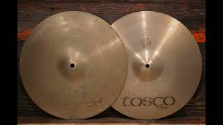 SOLD  Sabian 14quot Tosco HiHat Cymbals  9261207g [upl. by Dianne]