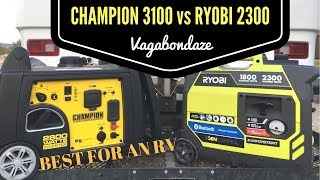 RYOBI 2300 vs CHAMPION 3100  Which One is Right for Your RV [upl. by Nalac]