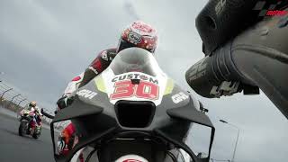 Luca Marini Onboard Camera MotoGP Mandalika [upl. by Mitzl]