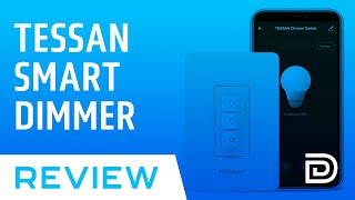 WiFi Smart Dimmer Switch Installation  TESSAN Smart Dimmer Light Switch Setup amp Review [upl. by Nilyarg]