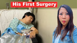 His First Surgery Experience with Tonsillectomy surgery and recovery [upl. by Nere925]