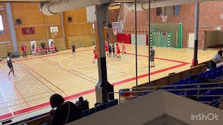 Nyköping basketklubb vs Flens IF basket Q4  övertid [upl. by Aihsetan896]