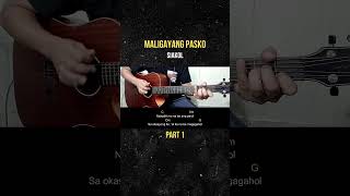 Maligayang Pasko  Siakol  Guitar Tutorial part 1 [upl. by Ayekat]