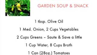 RECIPE SOUP amp SNACK by Dr Norris J Chumley [upl. by Vance266]