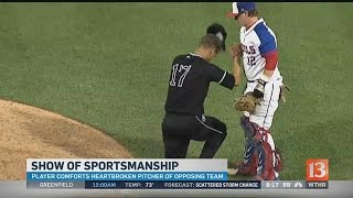 True sportsmanship moment on Indianapolis baseball diamond [upl. by Ydnys]