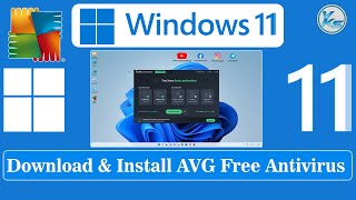 ✅ How To Download And Install AVG Free Antivirus On Windows 11 [upl. by Dnaleel]